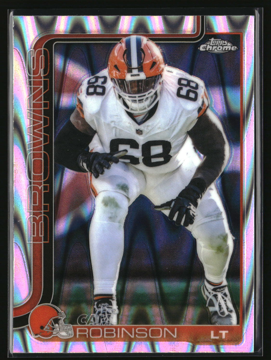 Cam Robinson 2025 Topps Chrome Ray Wave Refractor #124