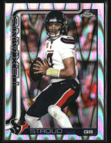 CJ Stroud 2025 Topps Chrome Ray Wave Refractor #119