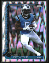Rico Dowdle 2025 Topps Chrome Ray Wave Refractor #43
