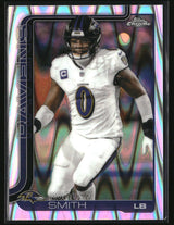 Roquan Smith 2025 Topps Chrome Ray Wave Refractor #27