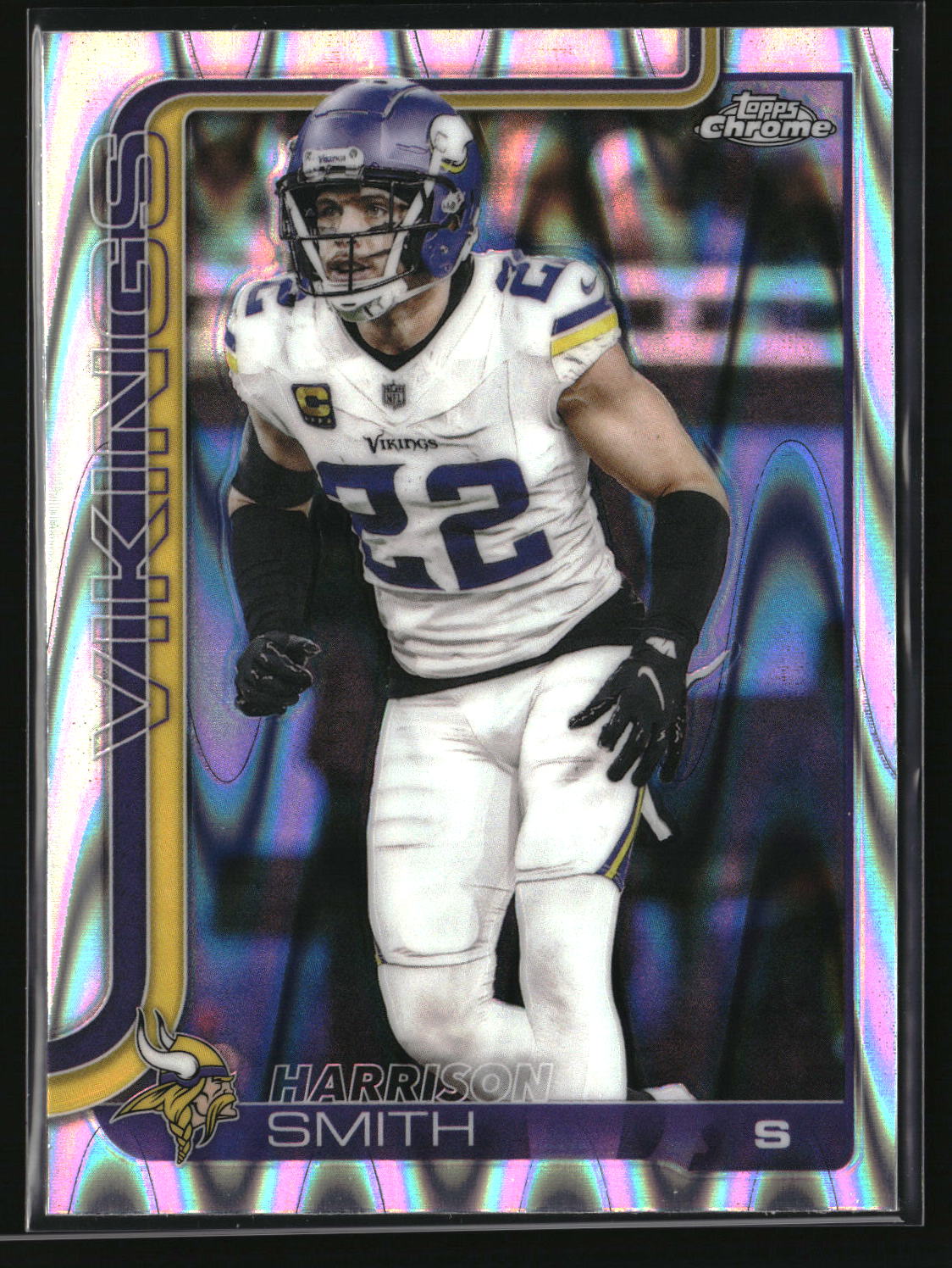 Harrison Smith 2025 Topps Chrome Ray Wave Refractor #204