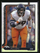 Zach Allen 2025 Topps Chrome - Topps Refractor #95