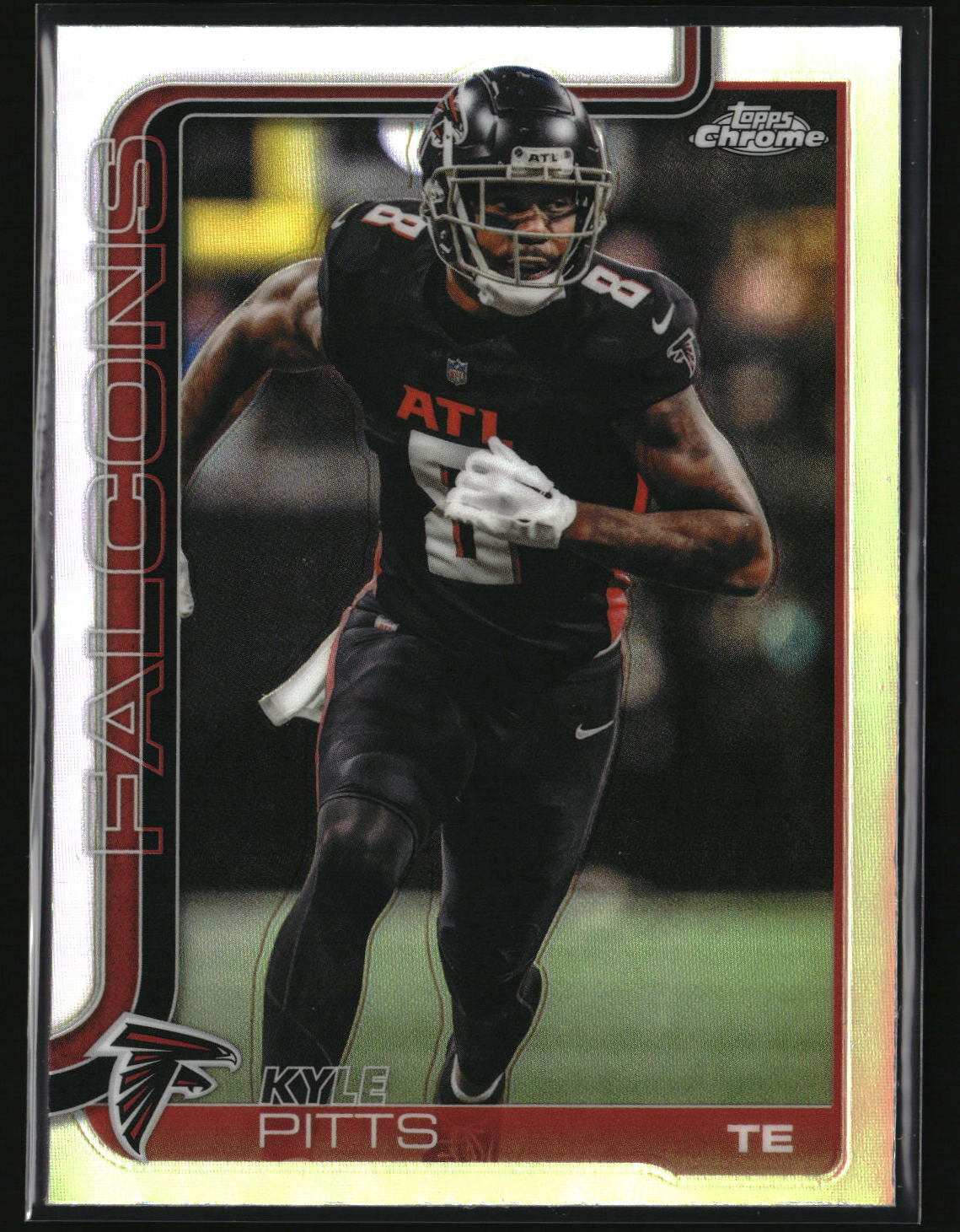 Kyle Pitts 2025 Topps Chrome - Topps Refractor #14