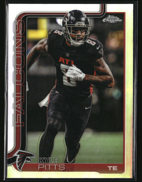 Kyle Pitts 2025 Topps Chrome - Topps Refractor #14