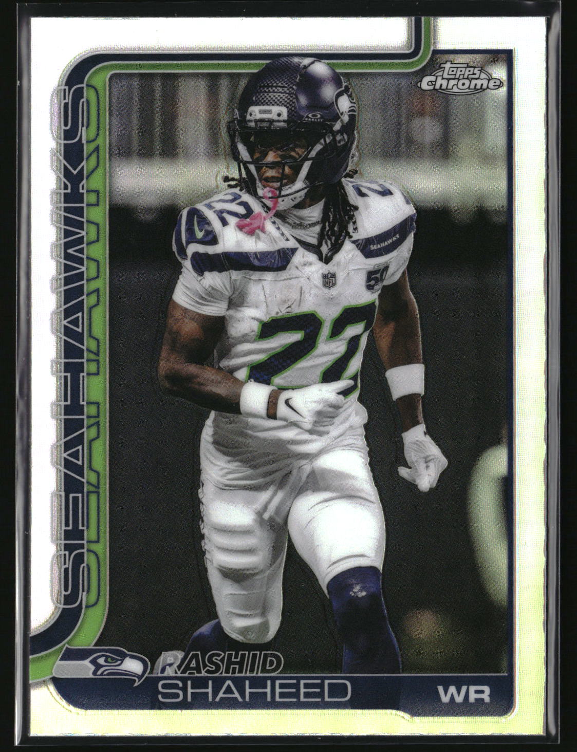 Rashid Shaheed 2025 Topps Chrome - Topps Refractor #218