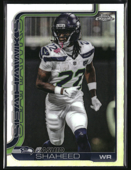 Rashid Shaheed 2025 Topps Chrome - Topps Refractor #218