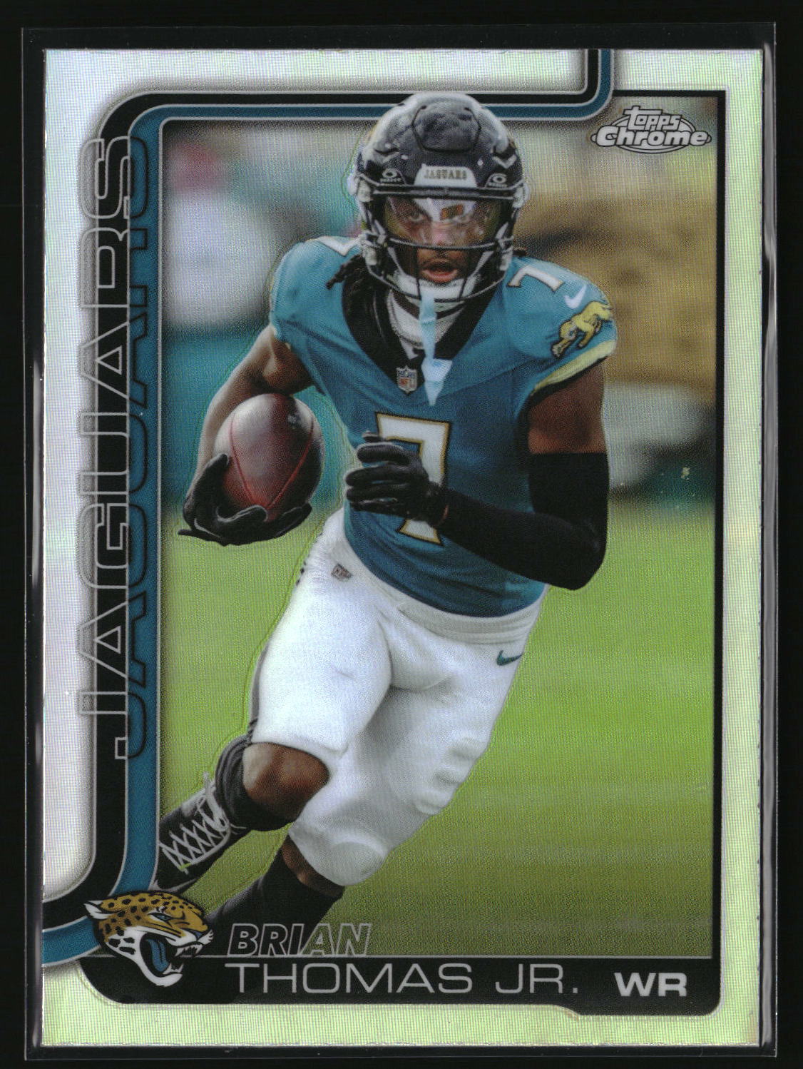 Brian Thomas Jr. 2025 Topps Chrome - Topps Refractor #135