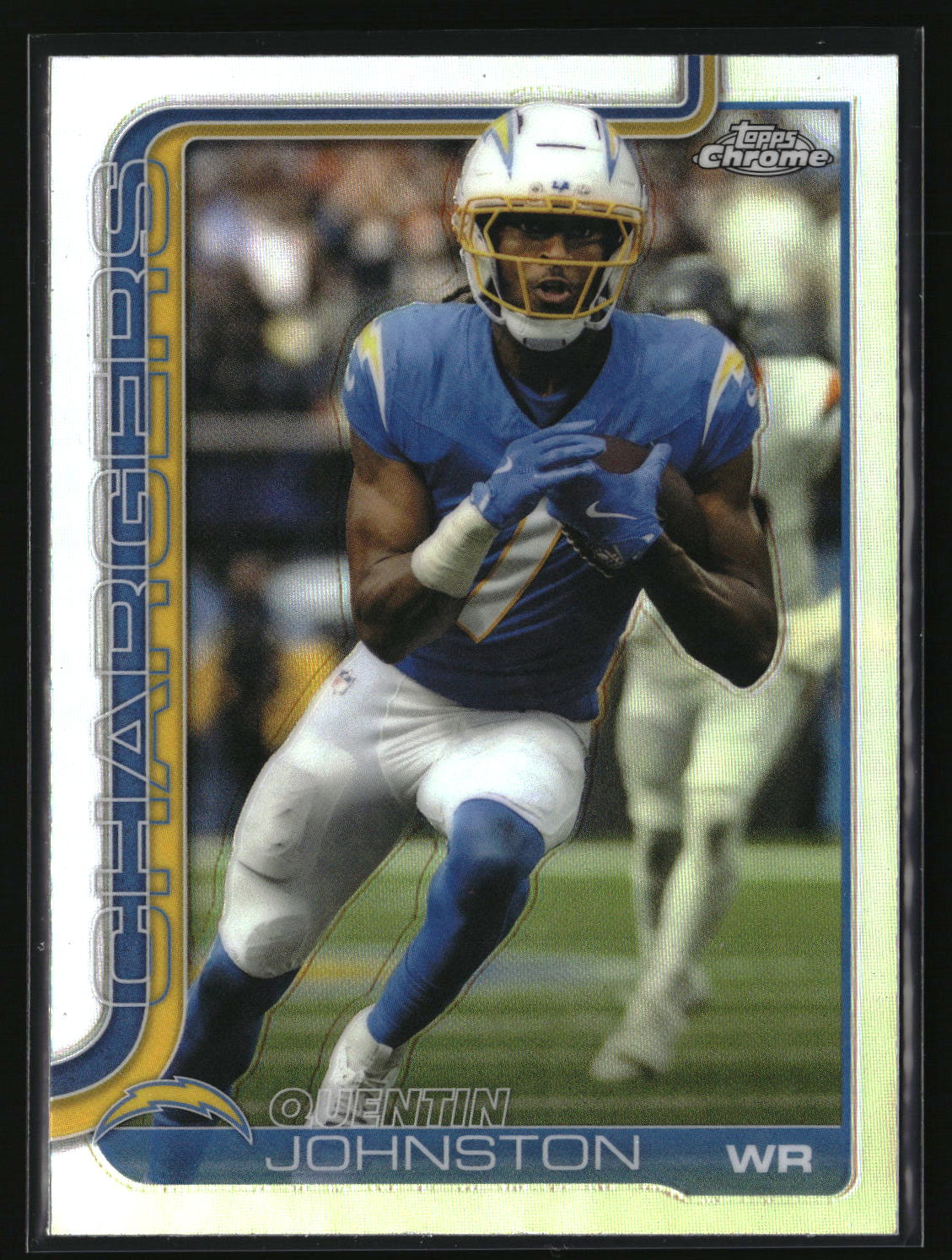 Quentin Johnston 2025 Topps Chrome - Topps Refractor #159