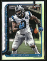 Ja'Tavion Sanders 2025 Topps Chrome - Topps Refractor #45