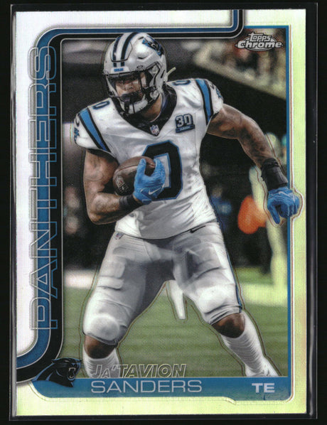 Ja'Tavion Sanders 2025 Topps Chrome - Topps Refractor #45