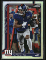 Malik Nabers 2025 Topps Chrome - Topps Refractor #225