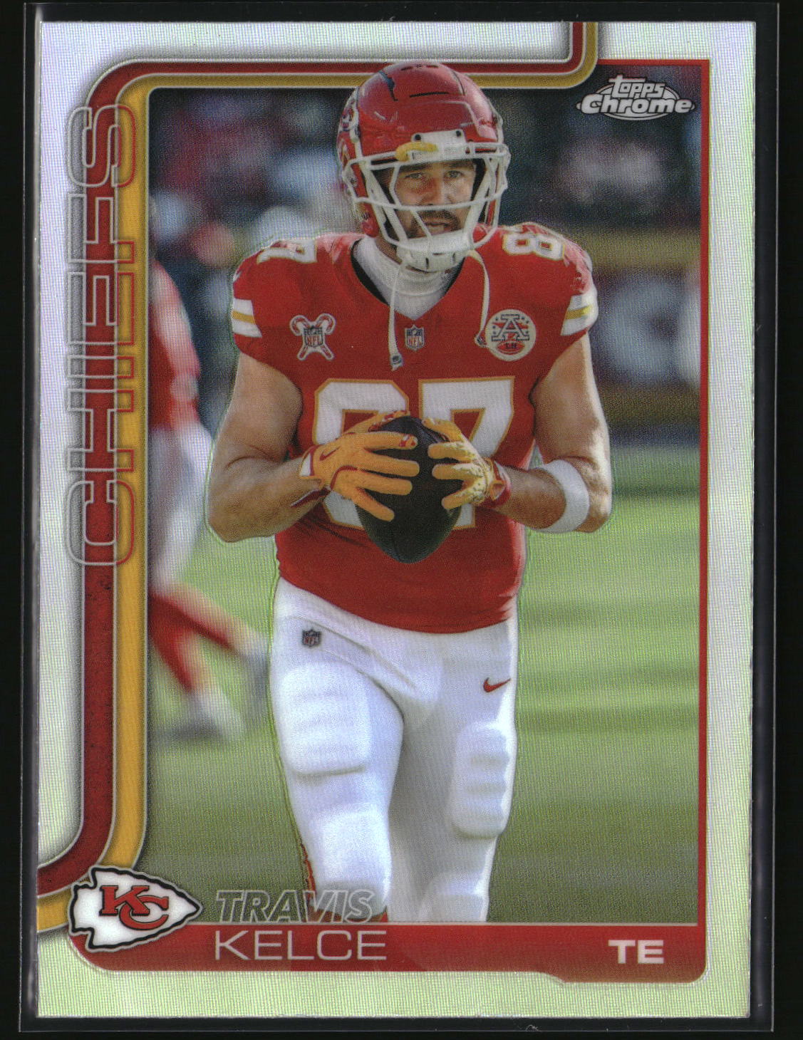 Travis Kelce 2025 Topps Chrome - Topps Refractor #150