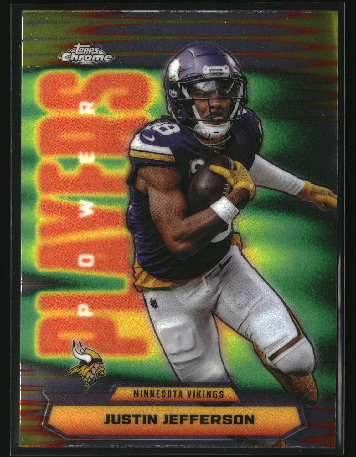 Justin Jefferson 2025 Topps Chrome Power Players #PP-22