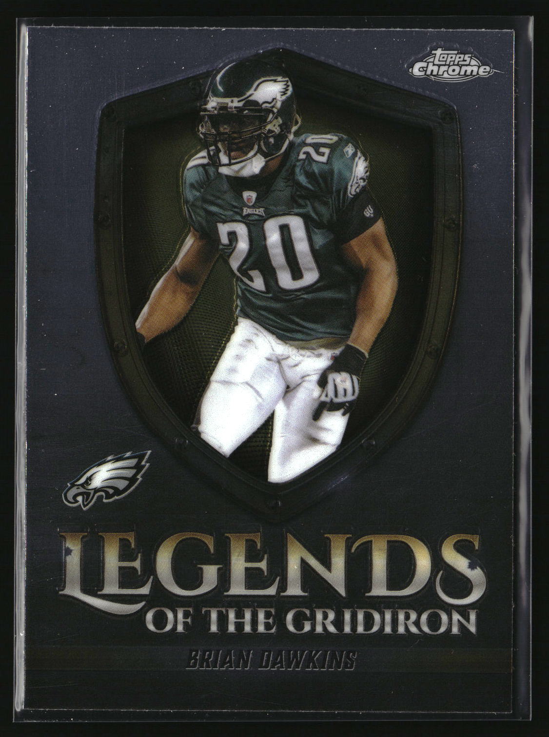 Brian Dawkins 2025 Topps Chrome Legends of the Gridiron #LOG-38