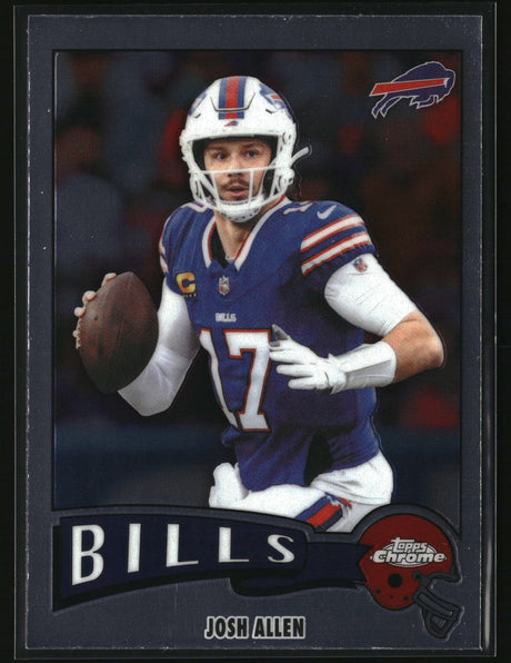Josh Allen 2025 Topps Chrome 1975 Topps #1975-4