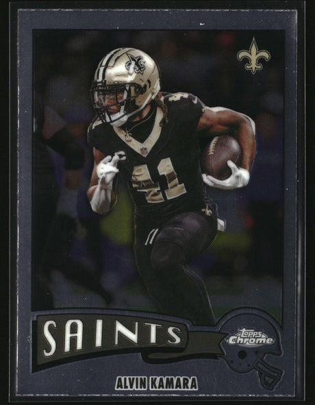 Alvin Kamara 2025 Topps Chrome 1975 Topps #1975-24