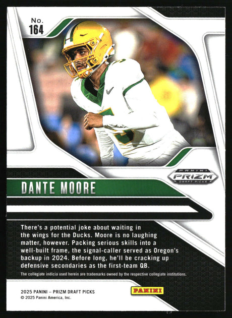 Dante Moore 2025 Panini Prizm Draft Picks #164