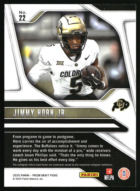 Jimmy Horn Jr. 2025 Panini Prizm Draft Picks #22