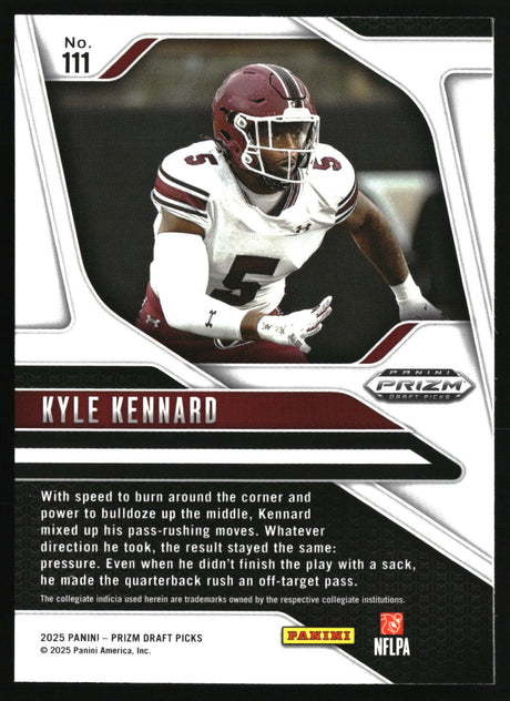 Kyle Kennard 2025 Panini Prizm Draft Picks #111