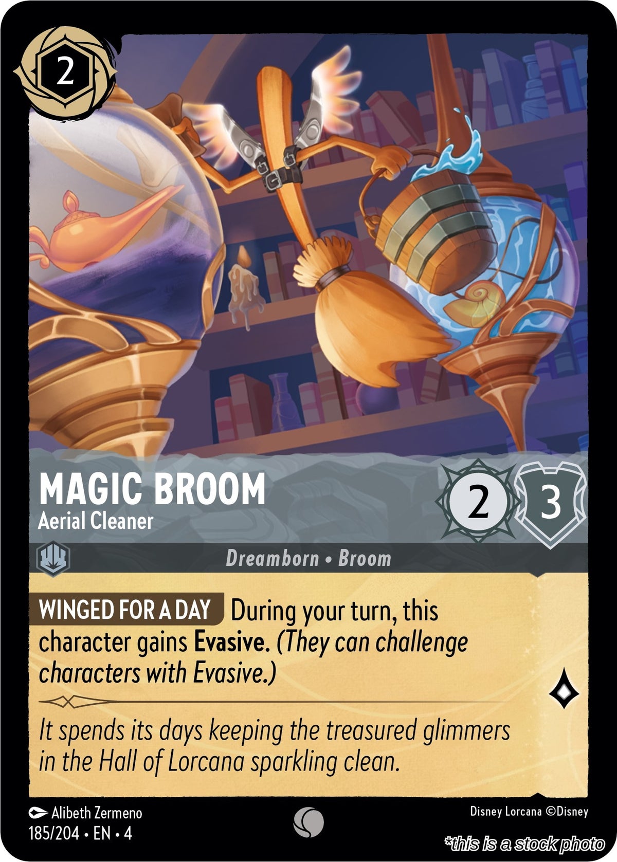 Magic Broom - Aerial Cleaner - 185/204 - [4 - Ursula's Return]