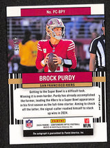 Brock Purdy 2024 Contenders Optic Perennial Contenders Auto Blue #PC-BPY #/75