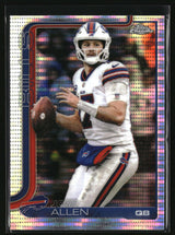 Josh Allen 2025 Topps Chrome Pulsar Refractor #34