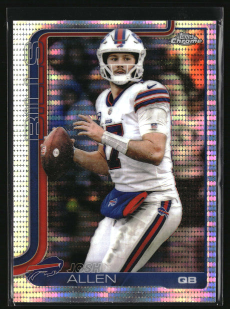 Josh Allen 2025 Topps Chrome Pulsar Refractor #34