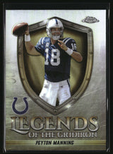 Peyton Manning 2025 Topps Chrome Legends of the Gridiron Refractor #LOG-10