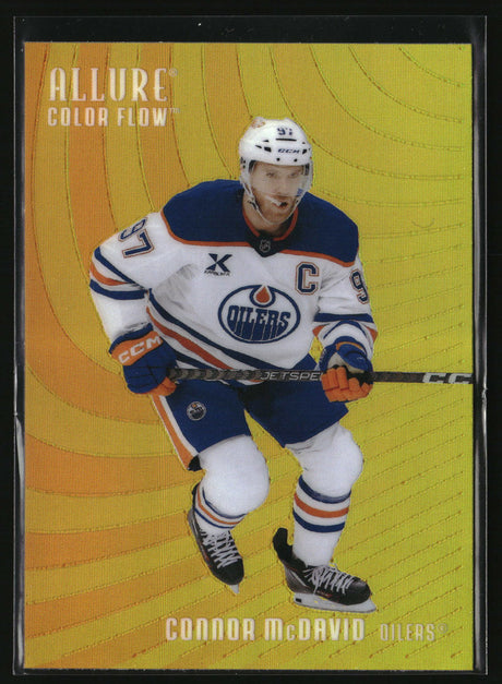 Connor McDavid 2025-26 Upper Deck Allure Color Flow Orange-Yellow #CF-30