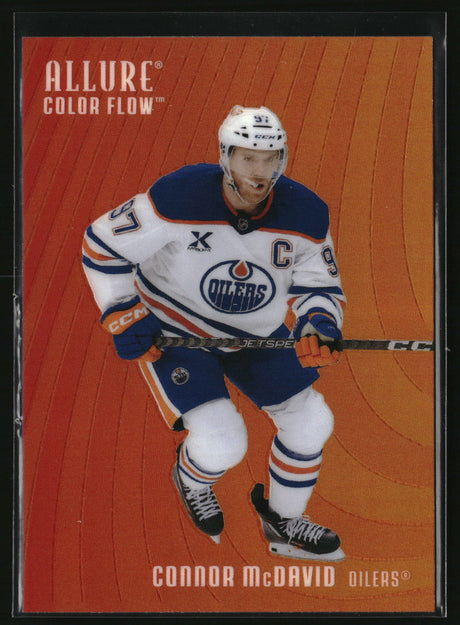 Connor McDavid 2025-26 Upper Deck Allure Color Flow Red-Orange #CF-30