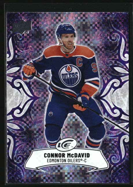 Connor McDavid 2024-25 Upper Deck Ice Purple #79