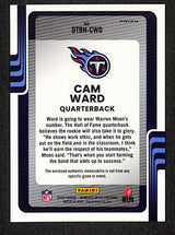 Cam Ward 2025 Donruss Optic Donruss Threads Blue Hyper #DTBH-CWD