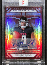 Michael Penix Jr. 2024 Panini Photogenic Autographs Silver #151 #/49