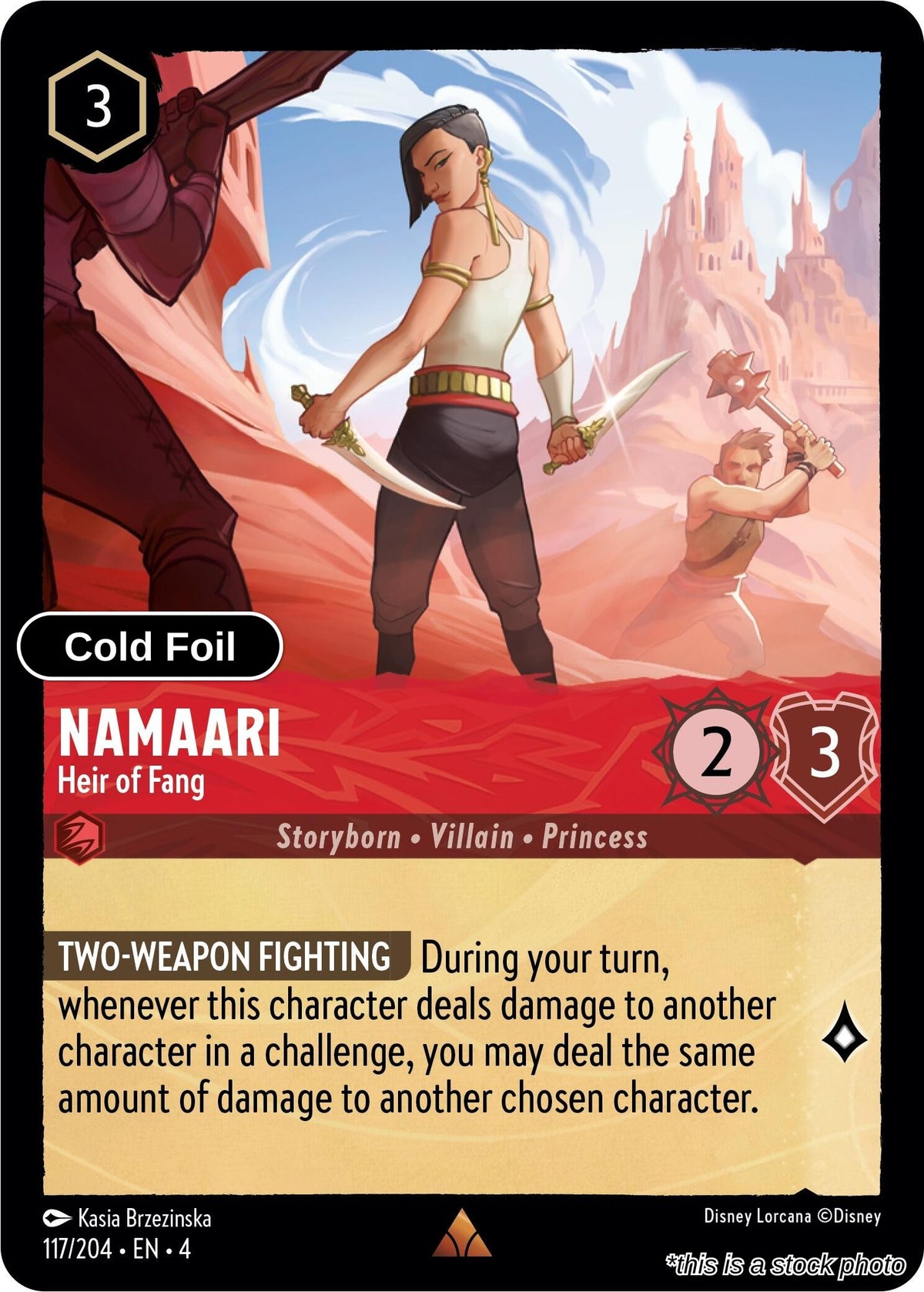 Namaari - Heir of Fang - 117/204 - [4 - Ursula's Return] - Cold Foil