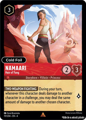 Namaari - Heir of Fang - 117/204 - [4 - Ursula's Return] - Cold Foil