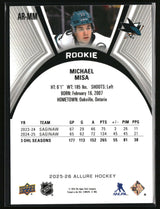 Michael Misa 2025-26 Upper Deck Allure #AR-MM