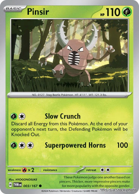 Pinsir - 003/167 - [TWM - SV06: Twilight Masquerade]