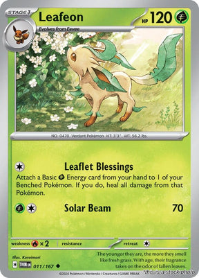 Leafeon - 011/167 - [TWM - SV06: Twilight Masquerade]