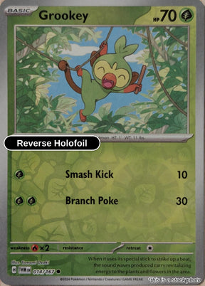 Grookey - 014/167 - [TWM - SV06: Twilight Masquerade] - Reverse Holofoil
