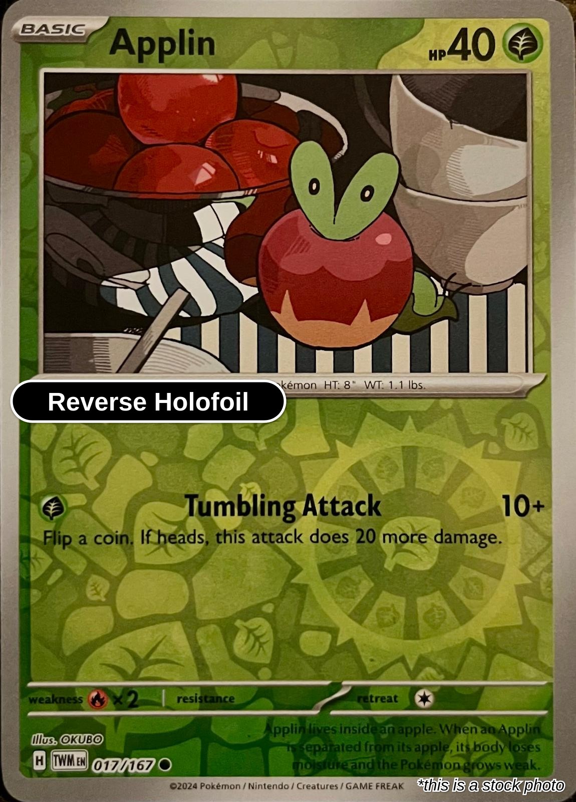 Applin - 017/167 - [TWM - SV06: Twilight Masquerade] - Reverse Holofoil