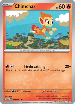 Chimchar - 031/167 - [TWM - SV06: Twilight Masquerade]