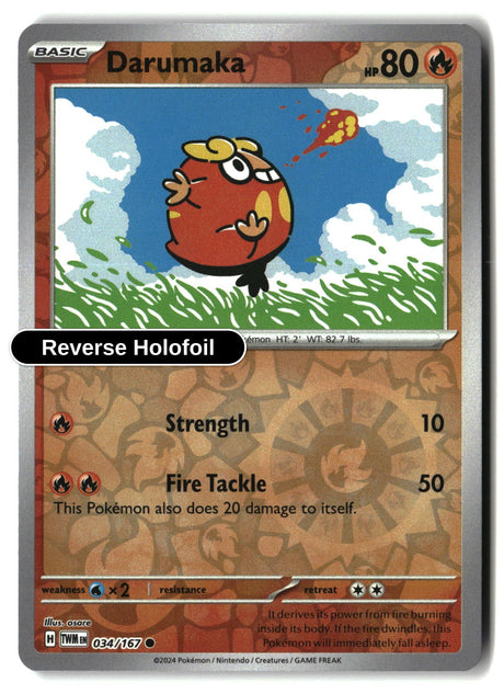 Darumaka - 034/167 - [TWM - SV06: Twilight Masquerade] - Reverse Holofoil