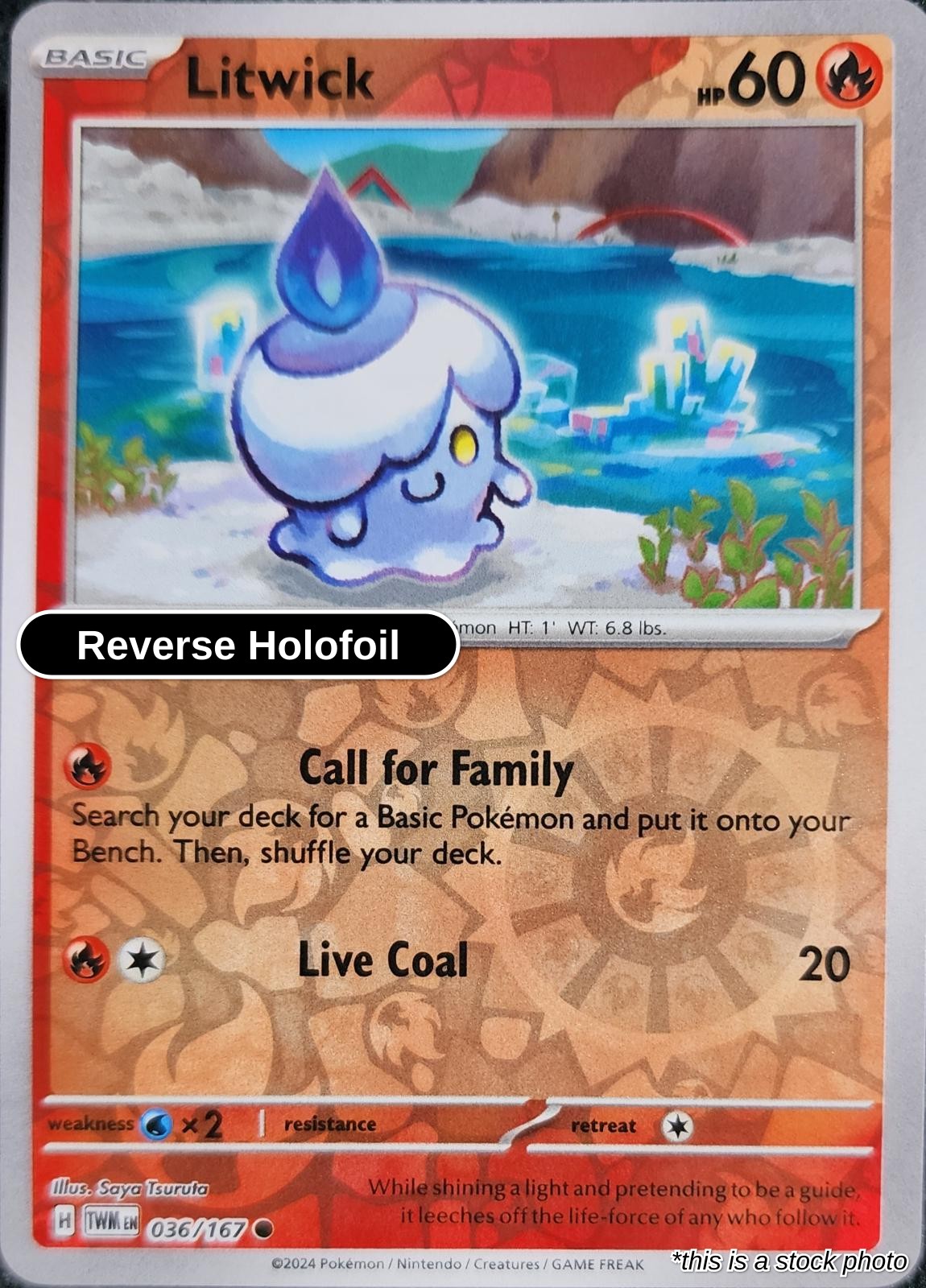 Litwick - 036/167 - [TWM - SV06: Twilight Masquerade] - Reverse Holofoil