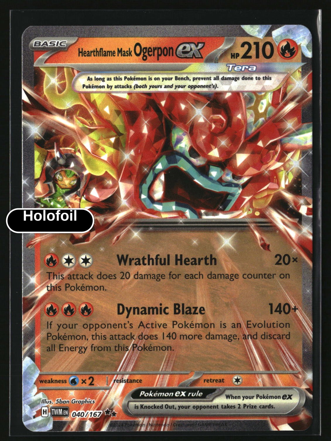 Hearthflame Mask Ogerpon ex - 040/167