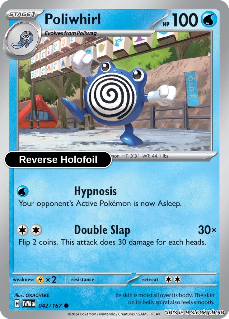 Poliwhirl - 042/167 - [TWM - SV06: Twilight Masquerade] - Reverse Holofoil