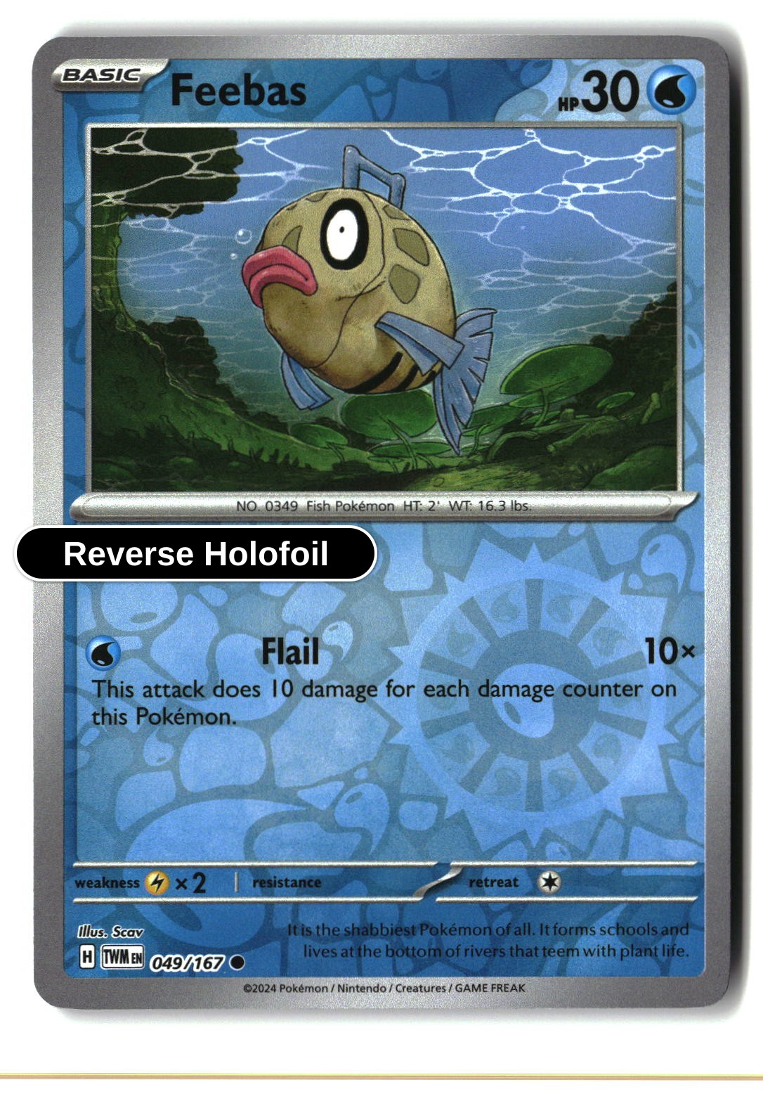 Feebas - 049/167 - [TWM - SV06: Twilight Masquerade] - Reverse Holofoil