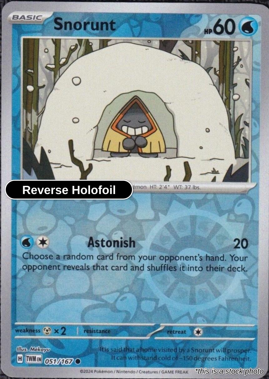 Snorunt - 051/167 - [TWM - SV06: Twilight Masquerade] - Reverse Holofoil
