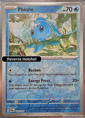 Phione - 055/167 - [TWM - SV06: Twilight Masquerade] - Reverse Holofoil