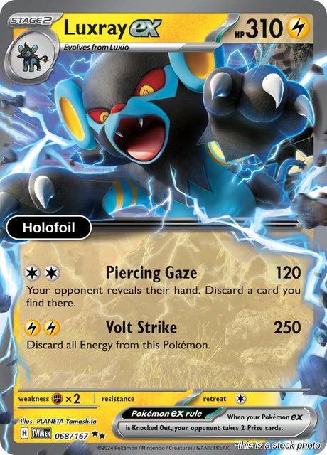 Luxray ex - 068/167