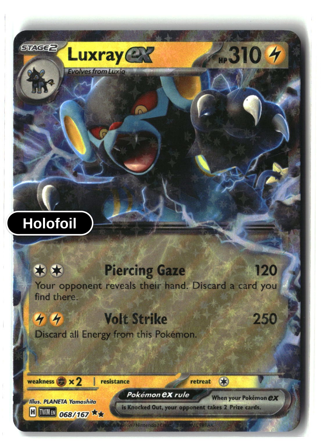 Luxray ex - 068/167